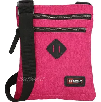 Dámská textilní taška přes rameno Enrico Benetti Montevideo 54657 – růžová, prostorná a stylová, ideální pro každodenní nošení | Cooltovka.cz