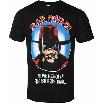 Pánské tričko Tričko metal pánské Iron Maiden - Not An English Rock - ROCK OFF - IMTEE112MB - M