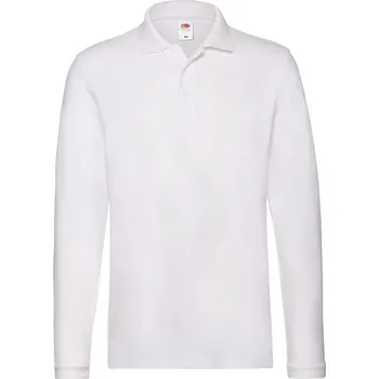 Cizojazyčná kniha Premium Polo D/R 633100 100% Cotton 170g/180g Fruit of the Loom bílá 2467384