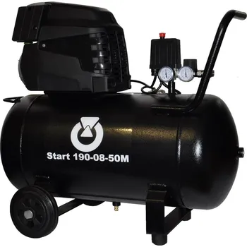 Kompresor INAIRCOM Start 190-08-50M - Pojízdný pístový kompresor START 1,5 kW
