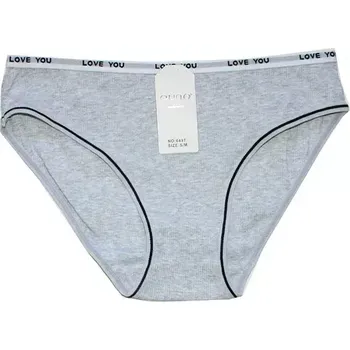 Dámské kalhoty Kalhotky do boků žebrové LOVE YOU pro ženy a dívky 6497 šedá 602/79
