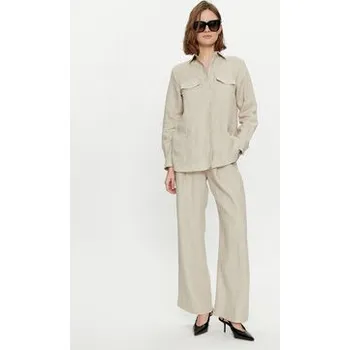 Pánská košile Marella Košile Alcide 2413111142 Écru Regular Fit 44