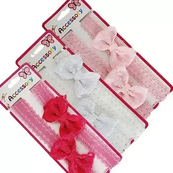 Čelenka Látková čelenka pro miminka - mašle nařasená