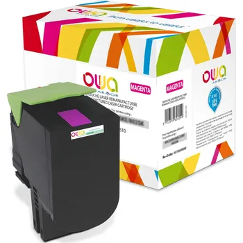 OWA Armor toner kompatibilní s Lexmark 80C2SM0, 2000st, červená/magenta K15651OW