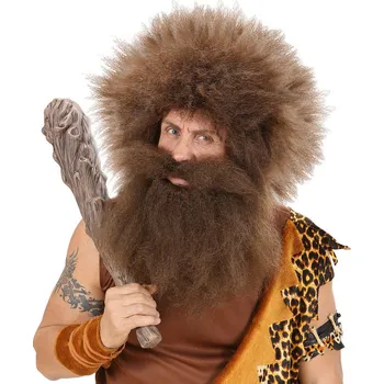 Karnevalový doplněk Vousy bohaté - hnědé