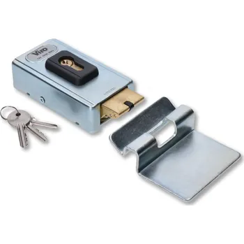 Pohon brány elektrozámek pro křídlovou bránu, vertikální montáž - elektrický zámek Viro 12V na křídlová vrata, bránu, branku