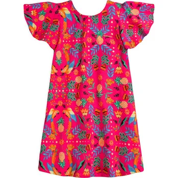 Dívčí oblečení Dívčí šaty UP BABY PINEAPPLE růžové Velikost: 116