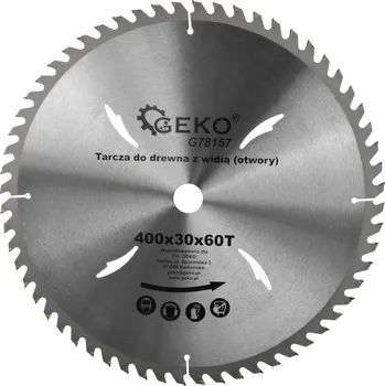 Pilový kotouč Geko G78157 400 x 30 mm 60 zubů