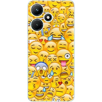 Pouzdro na mobilní telefon Odolné silikonové pouzdro iSaprio - Emoji - Infinix Hot 30i