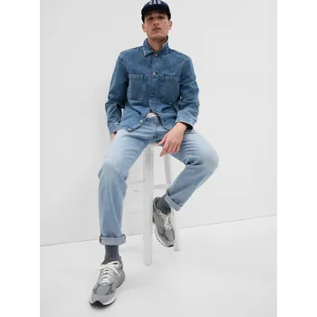 Džíny straight GapFlex - Pánské GAP modrá | šedá 2150749