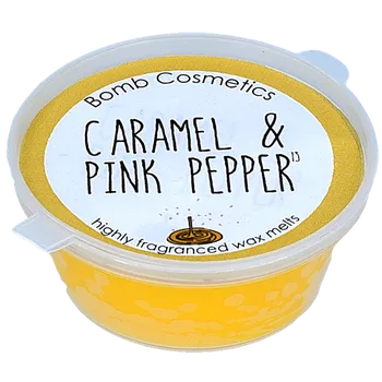 Osvěžovač vzduchu Bomb Cosmetics Vonný vosk Caramel & Pink Pepper (karamel a pepř) 35 g