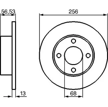 Brzdový kotouč Brzdový kotouč BOSCH 0 986 478 130