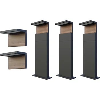 Venkovní osvětlení NATURA GARDEN starter pack - zahradní sloupky a nástěnná svítidla NATURA 5ks