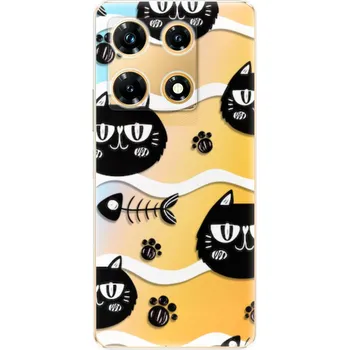Pouzdro na mobilní telefon Odolné silikonové pouzdro iSaprio - Cat pattern 04 - Infinix Note 30 PRO