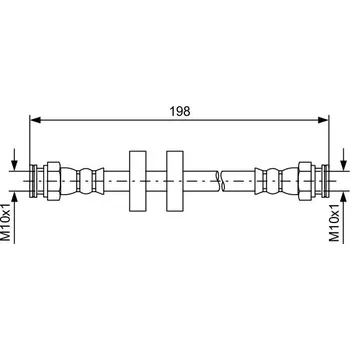 Brzdová hadice Brzdová hadice BOSCH 1 987 481 581