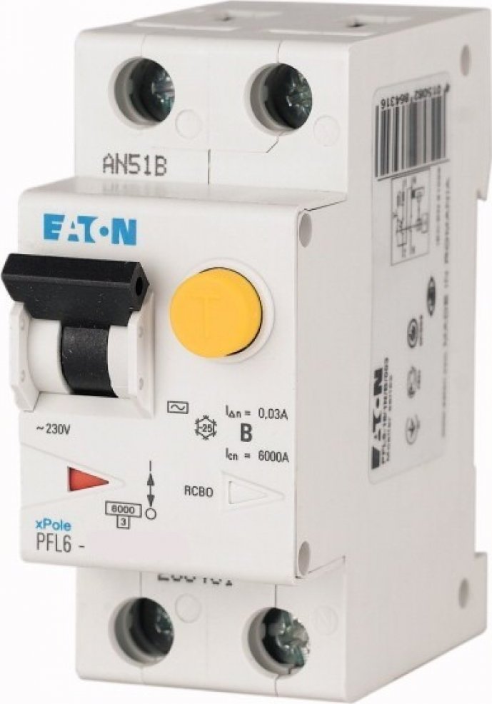 EATON Proudový chránič s jističem PFL6-16/1N/B/003-A (112875) - typ A