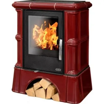 Krbová kamna ABX, spol. s.r.o. ABX BAVARIA K I kachlová kamna 3,5-9kW, bordó