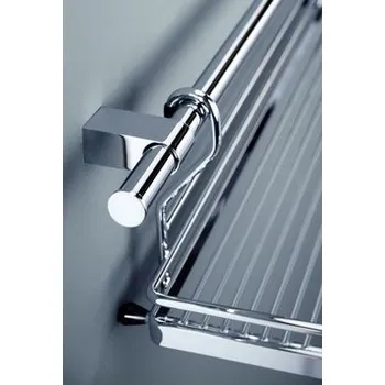 Nábytkové kování příslušenství ke kulaté relingové tyči spojovací díl, bílý