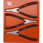 Kleště na pojistné kroužky, přímé a zahnuté 30°/60°, sada 3 kusy, Welzh (Welzh Werkzeug)