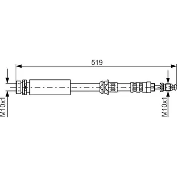Brzdová hadice Brzdová hadice BOSCH 1 987 476 993