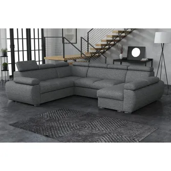 Sedací souprava Sedací souprava Bodie U pravá tmavě šedá