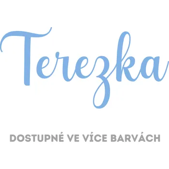 Jmenovka na stůl WoodenPuzzle.cz Dřevěná jmenovka bez podkladu - Calligraphy Velikost: 30 cm