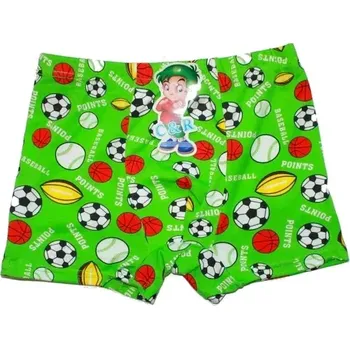 Chlapecké trenýrky s míči pro kluky 8801 zelené