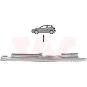 Prah karosérie Nástupní panel VAN WEZEL 4917103