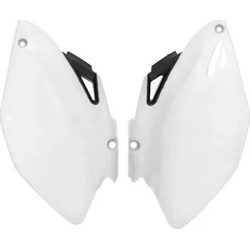 RACETECH boční tabulky zadní YAMAHA YZF 250/450 06-09, barva bílá (FIYZFBN0006)