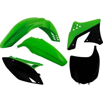 RACETECH kompletní plasty KAWASAKI KXF 250 09-12, barva OEM (tabulka)