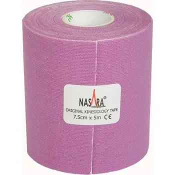 Tejpovací páska Tejp NASARA 7,5cm x 5 m, lila (fialový)