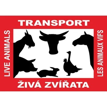 Transport živých zvířat Plech, 400 x 300 mm, Kód: 26300