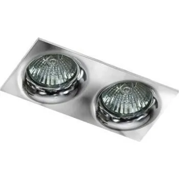 Bodové svítidlo AZzardo AZ1789 podhledové svítidlo Ivo 2 Square chrom