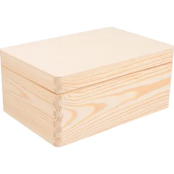 ČistéDřevo CZ528 dřevěný box s víkem…