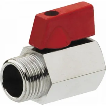 Ventil Vodní ventil, 1/2" vnitřní vnější závit, krátká rukojeť