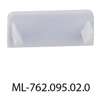 LED lišta MCLED Koncovka pro PE bez otvoru stříbrná ML-762.095.02.0