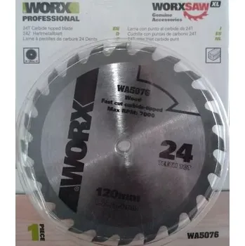 Pilový kotouč Worx WA5076 - Kotouč na dřevo pro WU427