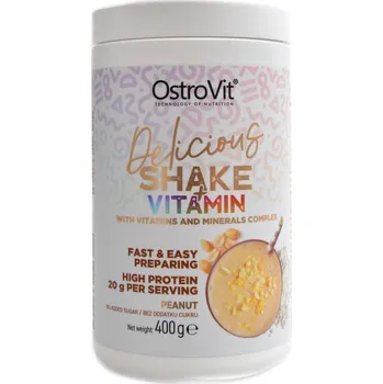 Doplněk stravy Ostrovit Delicious shake + vitamin 400g arašídy