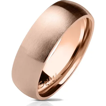 Prsten Šperky4U OPR0071 Pánský zlacený prsten matný - velikost 65 - OPR0071-6-65