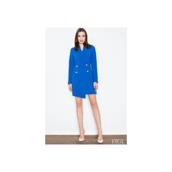 Dámské šaty Dámské šaty FIGL M447 modré modrá S