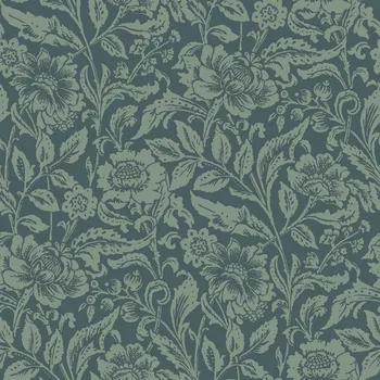 Tapeta Modrá vliesová květinová tapeta na zeď, 139429, Vintage Flowers, Esta Home