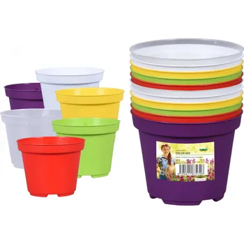 Sadbovač Nohel Garden Květník sadbový COLOR MIX d10cm 12ks