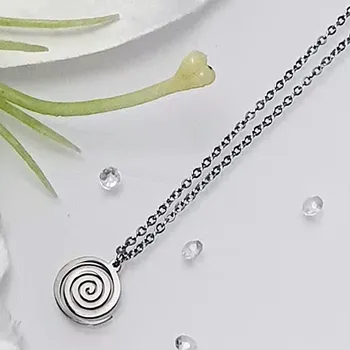 Řetízek Dámský ocelový řetízek - spirála