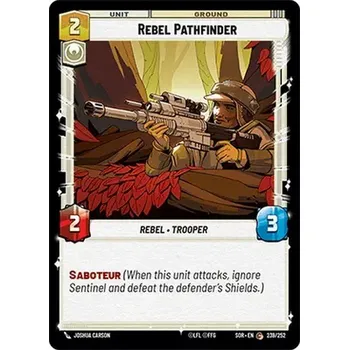 Sběratelská karetní hra Rebel Pathfinder 239/252 - Spark of Rebellion Typ karty: Standard