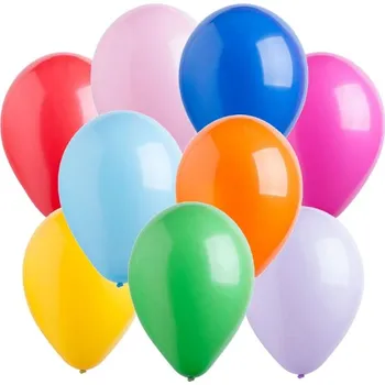 Balónek Dekorační balonky pastelový mix 30 cm - 50 ks