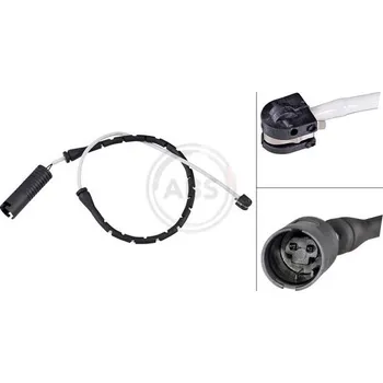 Brzdová destička Výstražný kontakt, opotřebení obložení A.B.S. 39530