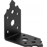 MARK KYRC Úhelník ozdobný černý 65x65x40 mm