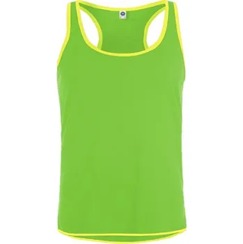 Pánské tílko Starworld Pánské funkční tílko SW305 Fluorescent Green-Fluorescent Yellow S