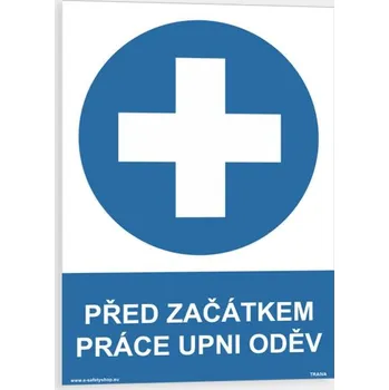 Před začátkem práce upni oděv Plast 148 x 210 mm (A5) tl. 0.5 mm - Kód: 08118