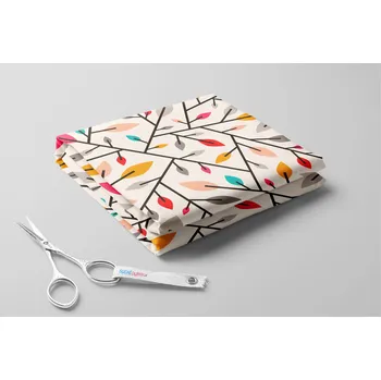 Softshell zimní, Geometrické lístky Barva: Béžová